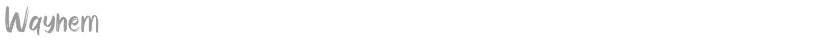 Wayhem font preview